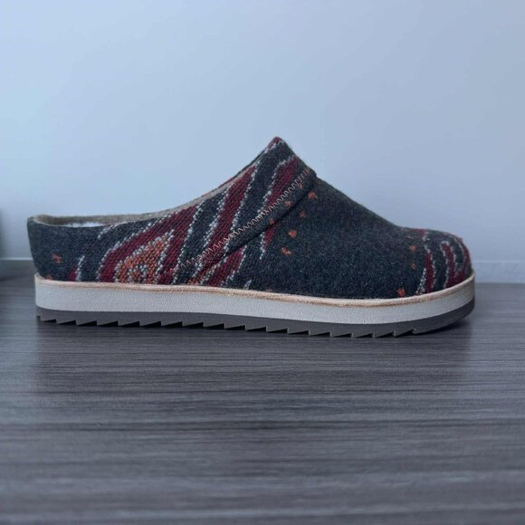 Merrell Women's Juno Wool Winter Clogs Mules Size 7 $90 Blanket - Picture 5 of 8